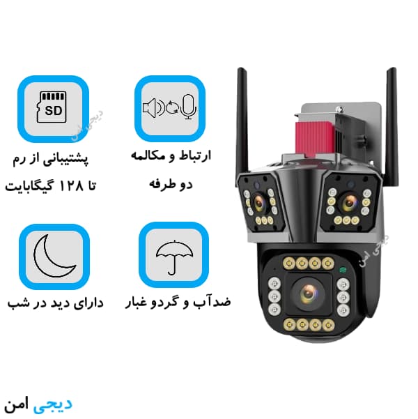 دوربین-سه-لنز-گردان-p50